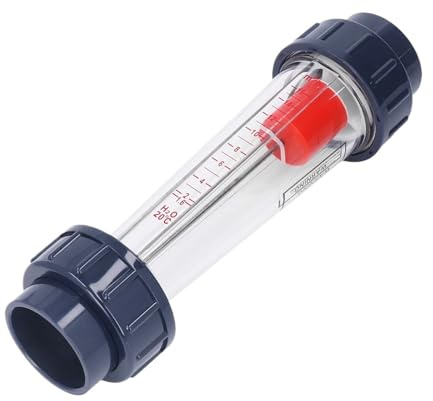 1 x Wasserzähler, Wassermesser, Flüssigkeitsdurchflussmesser, Kunststoffrohr 1,6 bis 16 m³/h mit ABS zur Messung