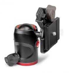 Manfrotto Compact Ball Head 494, Fluid Ball Head for Camera Tripod, Camera Stabilizer, Photography Equipment, for Content Creation, Photography