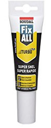 Fix ALL Turbo - Schnelltrocknender Kleber - Soudal - 125 ml, Weiß