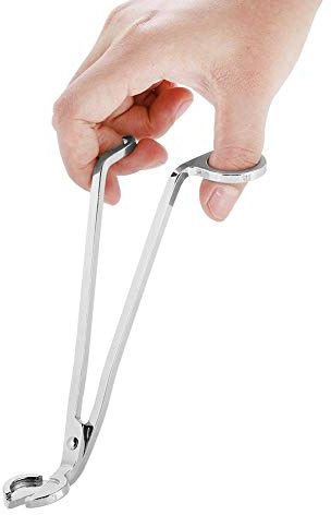 Hztyyier Edelstahl Dochtschere, Docht Trimmer Werkzeug mit Herz Clip Design für saubere Kerzenpflege