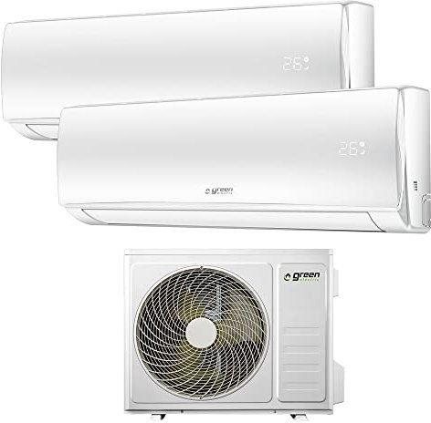 Climatizador inverter dual split GREEN ELECTRIC 9000 + 18000 btu R32 A++/A+ WIFI integrado