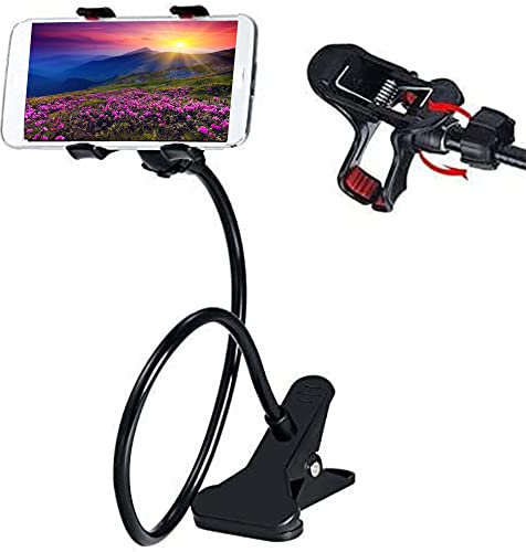Chapter Seven Support de téléphone à col de Cygne Flexible et Long Bras pour Tous Les téléphones Portables – Support Universel pour téléphone Portable à Clip pour Chaise de Bureau, lit, Cuisine