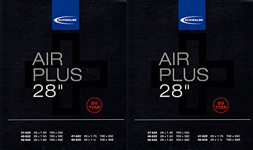 2X Schwalbe Schlauch SV17AP 28 Zoll (37/47-622/635) Air Plus