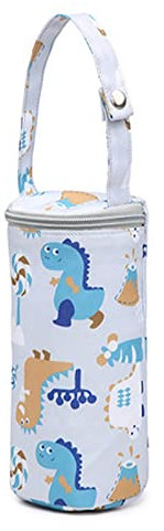 LASIEYO Baby Feeding Bottle Insulation Bag, Portable Milk Bottle Holder Hanging Thermal Bag for Baby Drinking Bottle