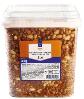 METRO Chef Cacahuètes de comptoir grillées et salées 3 kg