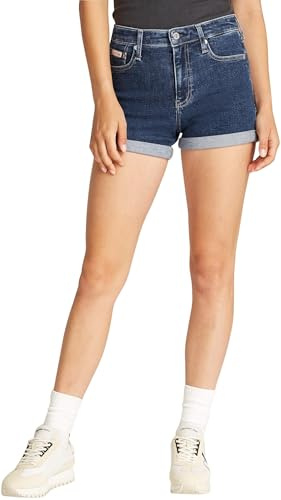 Calvin Klein Damen Jeans Shorts Mid Rise