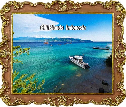 Gili Islands Indonesien Kühlschrankmagnete, Tourismus, Souvenir, Kühlschrankdekoration, Magnet