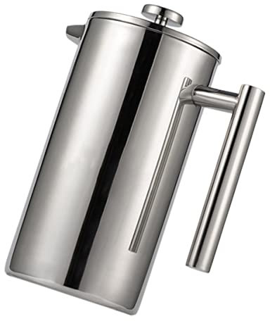 VINTORKY Teekessel Aus Edelstahl Filtertopf 1000 Ml Hitzebeständig Modisches Design Leicht Zu Reinigen