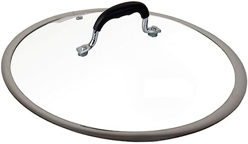 Deckel Topf Deckel Topfdeckel Gehärtetes Glas Wok Bratpfanne Suppentopf Abdeckung Breite Seite Sichtbar Küche Kochgeschirr - 12 cm