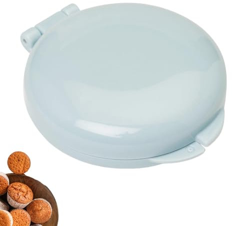 Cake Pop Maker Mold, Chocolate Hard Candy Molds, Round Candy Disc Cake Pop Mould, Cakepop Cookie Shaper Lollipop Maker Mold, Cookie Maker for Pastry Baking, Truffle (1, Blue)