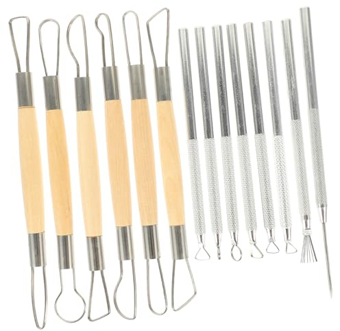 HEALSOPTHY Kit Di Utensili Per Intaglio Del Legno Scalpelli Per Lavorazione Del Legno Mano Accessori Per Incisione Artigianale Di Strumenti Per Intaglio Utensili Per