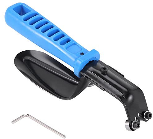 Jrudjsnhhty Handheld Portable Double Sheet Metal Deburring Tool with Guard 1-12Mm Cutting Blades,Professional Burr Trimming Cutter Blade