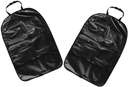 ORFOFE 2 pezzi Protezione Sedile Auto per Impermeabili Tappetini Calcio Schienale Resistenti Sporco e Usura Coprisedili Posteriore Protettivi Facili Pulire