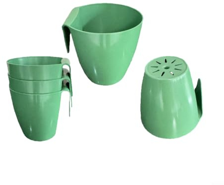 Kit de propagación de raíces de fresa con copas colgantes para enraizamiento de fresas de jardín, herramientas de jardinería para interiores y exteriores para clonación y crecimiento de plantas