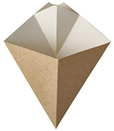 PAPSTAR - PAPSTAR kornett ... frites ren, mått: 215 x 270 mm