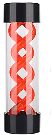 ASHATA Water Cooling Tank, Water Tank 200MM with G1/4 Thread for PC Desktop Computer Cooler Accessory CPU Water Cooling Pump Radiator(Red)