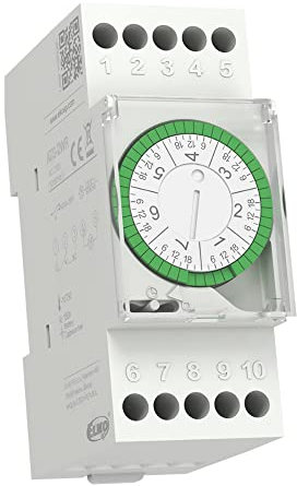 Preis-Zone Zeitschaltuhr Analoges Zeitrelais mit Wochenprogramm Zeitschalter Relais Timer AC 230V Elko