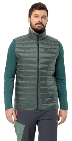 Jack Wolfskin PILVI DOWN Vest M, Säkringsgrön, S