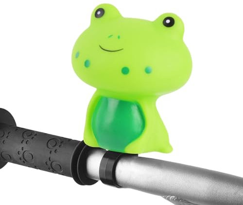 Frosch-Fahrradlenker-Dekorationen, Silikon-Panda-Fahrradhupen, Niedliche Fahrradhupen-Ornamente, Roller-Dekorationszubehör, Zusammendrückbar Mit Sound Für Jungen, Mädchen, Kinder, Kinder
