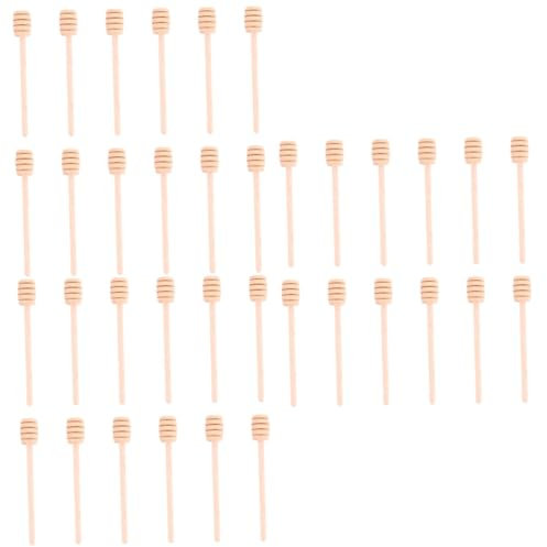 LABRIMP 36piezas Cucharas De Madera para Varillas para y Dosificar y Melaza Utensilios De Cocina Livianos y Prácticos