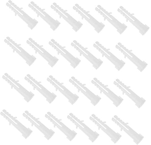 MUCKLILY 200pezzi Tasselli Per Muro Plastica Ancoraggi Per Calcestruzzo e Cartongesso Fissaggi Per Diverse Superfici Resistente Temperature Estreme e Umidità