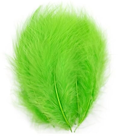 20 pièces/lot 10-15 cm plumes artisanat plumes moelleuses bricolage décoration de fête de mariage accessoires de plumes(Apple green)