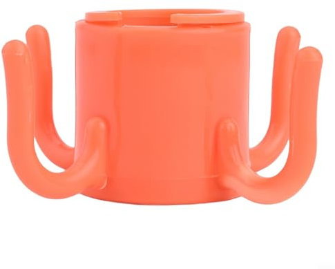 Porte-parapluie de plage avec 4 broches pour ranger de petits accessoires (orange)