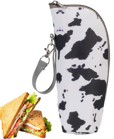 lisutupode Housse Isotherme pour Gourde, Porte-Bouteille Isolant, Isolant de Tasse Portable pour Intérieur Extérieur Sport École Maison Camping Randonnée Sac à Dos