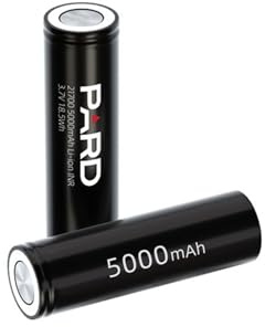 PARD 21700 5000mAh Battery High Capacity Rechargeable Lithium Ion for Thermal Night Vision Scope Hunting Accessories (21700 battery only)