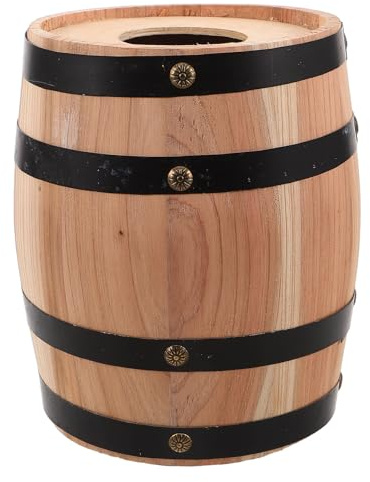 Veemoon Fioriere per Piante da Esterno: Vaso da Fiori in Legno retrò da 20 cm - fioriera da Finestra da Giardino, Porta Piante grasse, Decorazione da Tavolo per la casa