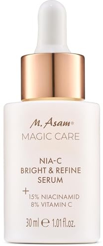 M. Asam Magic Care 15% Niacinamid + 8% Vitamin C Bright & Refine (30ml) | Hochkonzentriertes Niacinamide Serum mit Vitamin C, Gesichtspflege gegen Pigmentflecken, Verfeinernde Hautpflege