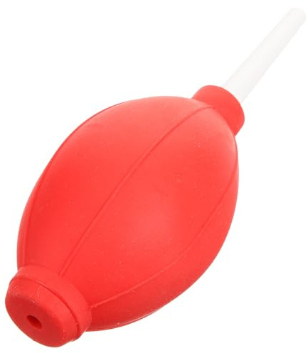 HINTRMENT Poire Auriculaire à Main Rouge, Ampoule Lave-oreilles Multifonctionnelle en Plastique, Bulbe D'irrigation Auriculaire pour Nettoyage Doux, Outil de Nettoyage des Oreilles, Usage