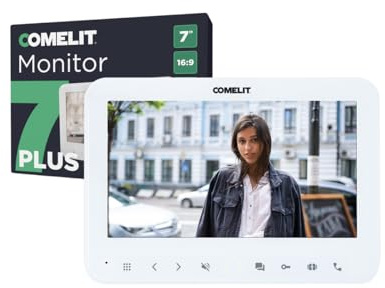 Comelit Videoportero adicional de 7 pulgadas | Segundo monitor para kit videoportero 2 cables | Intercomunicador memoria imágenes y soporte MicroSD | Para casa y oficina