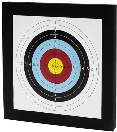Cible de tir à l'arc, arbalète, chasse, professionnel, tapis de capture de flèches, en mousse EVA, 50 x 50 x 5 cm, avec 10 papiers cibles et 4 aiguilles cibles, pour tir à l'arc
