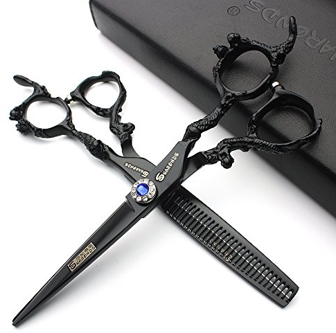 Friseur professionelle 6Zoll-7Zoll-8Zoll-9Zoll-High-End-JP440c Friseur Schere Anzug Frisur Stil Frisur Werkzeuge haarschere set (scissors set) (6-Zoll 2PC-A)