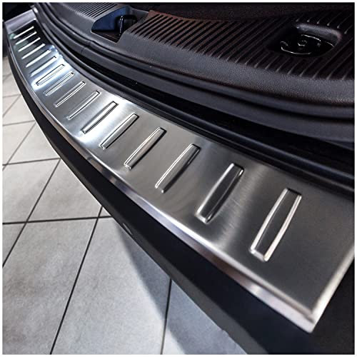 teileplus24 L577 Ladekantenschutz V2A Edelstahl kompatibel mit Opel Mokka Chevrolet Trax 2012-2016 Abkantung