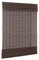 Ventanara® Raffrollo Bambus Bambusraffrollo Rollo inkl Montagematerial (Dunkelbraun, 80 x 160 cm)