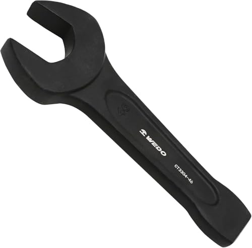 WEDO Einmaulschlüssel, 60mm Flachschlüssel, Gabelschlüssel Werkzeug, Einzelner Maulschlüssel, Handwerkzeug für mechanische Autoreparaturen, Länge 315mm, 40 Chromstahl, DIN 133