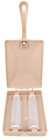 Spazzola per Spazzatrice per Detriti di Moquette, Spazzola per Moquette, Spazzatrice per Moquette Portatile Spazzola per Spazzola per Tappeti a Doppia Testina Spazzola per