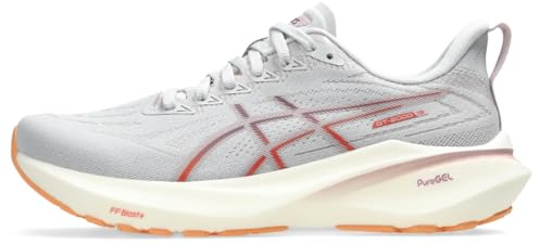 ASICS Women's GT-2000 13 Running Shoe, 10, Concrete/Watershed Rose