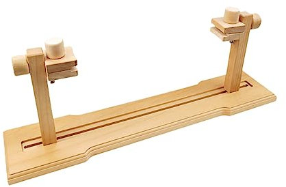 Operitacx 1 Satz Desktop-Stickrahmen Ständer für Handarbeitsrahmen Stickrahmenhalter wandteppich verstellbares Gestell verstellbarer Stickständer Universal- Kreuzstichrahmen rotieren hölzern