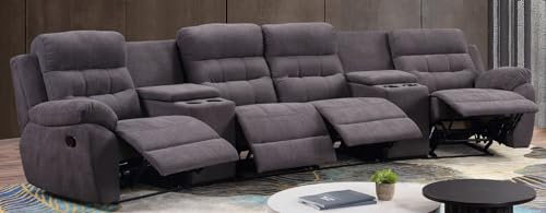 Mapo Möbel Microfasersofa Kinosofa Relaxcouch Fernsehsofa 5131-Cup-42-M31