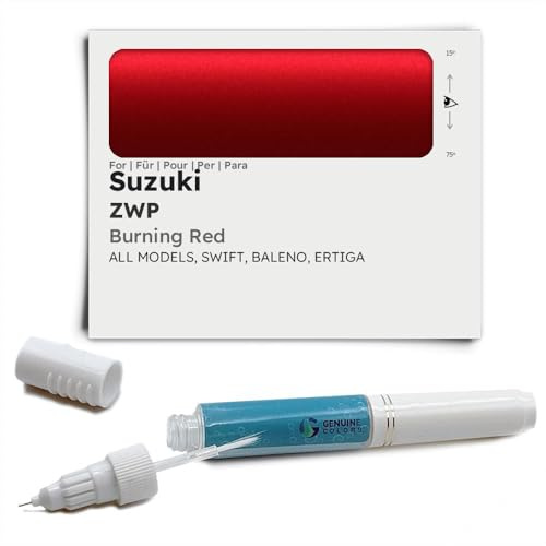 Genuine Colors Lackstift Burning RED ZWP für Suzuki Rot Swift BALENO ERTIGA