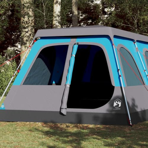 Xichuzi Kuppel-Familienzelt 10 Personen Blau Quick Release, Caming Zelt, Camping Tents, Camping-Zelt - 4004240