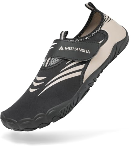 Mishansha Scarpe da Scoglio Uomo Donna Scarpette Mare Scoglio Antiscivolo Scarpe Mare per Spiaggia Piscina Acqua Immersione Abbronzato,Gr.42