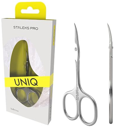 STALEKS PRO Forbici professionali per cuticole. Acciaio inossidabile. Ballerina UNIQ SQ-10/3