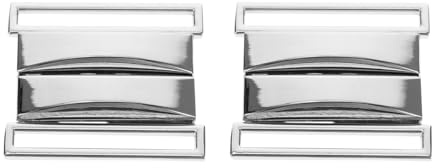 WRITWAA Zinklegierung GüRtelschnalle Silber 4.5X4.0Cm Quadratische Metall Taillenschnalle FüR GüRtel Mantel Und Diy Kleidung