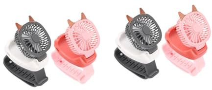 Cabilock 2 Juegos Reloj Fan Ventilador Portátil Usb Ventilador Usb Recargable Ventoinha Usb Auto Enfriamiento Ventilador De Muñeca Portátil Mini Ventilador De Reloj Páginas 2 Piezas * 2