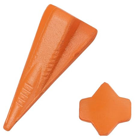 GARDENIX Spaccalegna per legno – cuneo girevole in acciaio di alta qualità – 1,8 kg – granata robusta per spaccatura efficace – cunei professionali – Alta efficienza e durevole spaccalegna