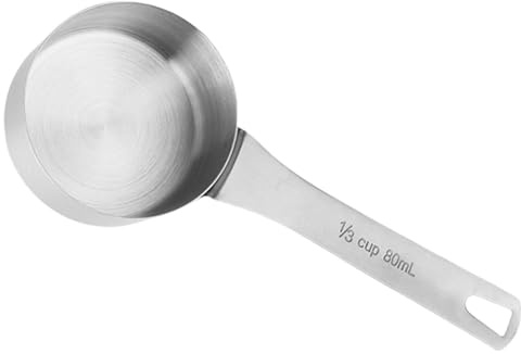 Cuillère à mesurer en métal - cuillère à soupe de scoop de café (thé à café en acier inoxydable à la cuillère, cuillère à café à mesurer en acier inoxydable, pour protéines, épices, autres questions s